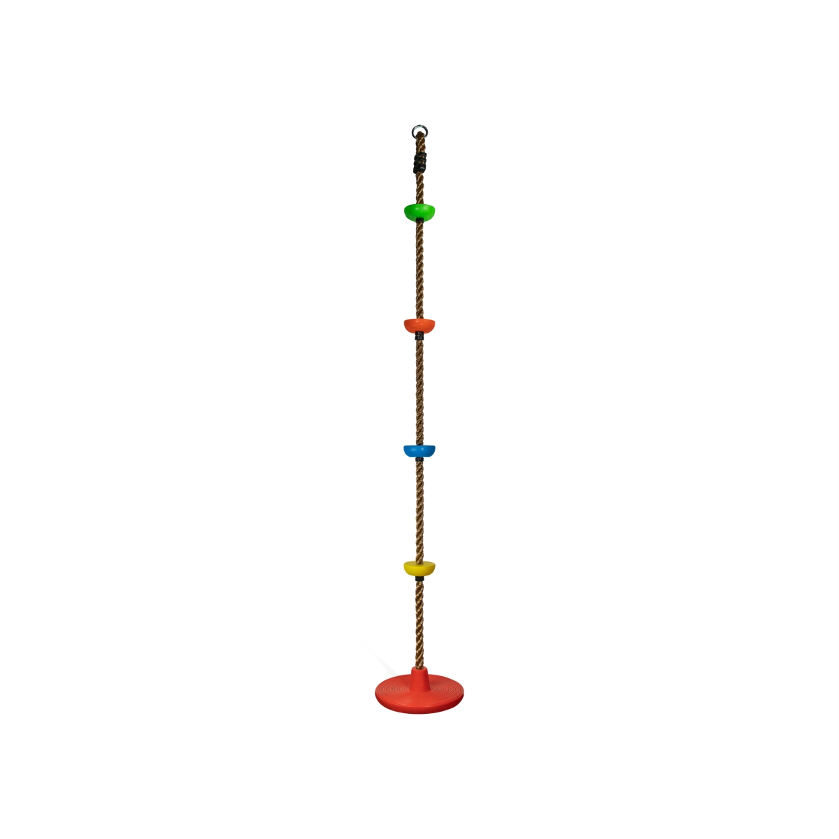 Disk Rope with Climbing Platforms Multi Colored Residential