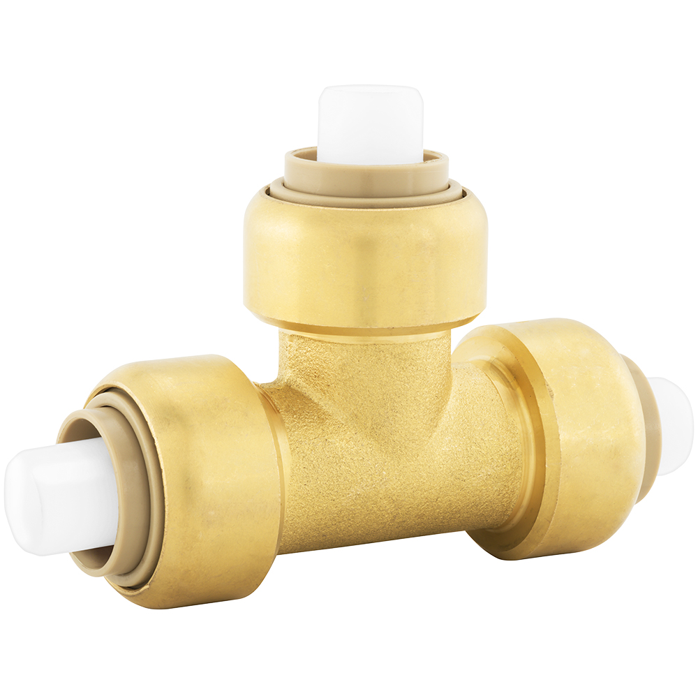 1 x 1 x 0.75 in. Bagged PlumBite Push on Reducing Tee,