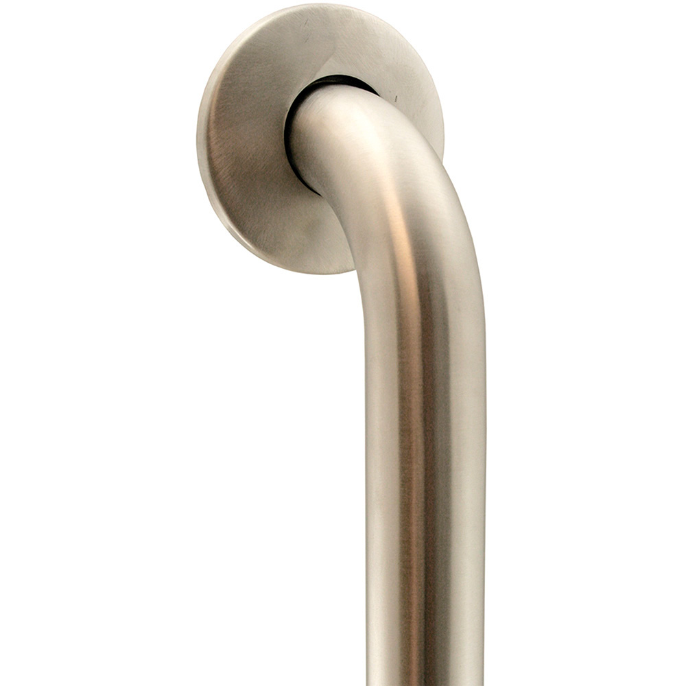 1.25 x 48 in. Satin Grab Bar with Concealed Snap-On Flange