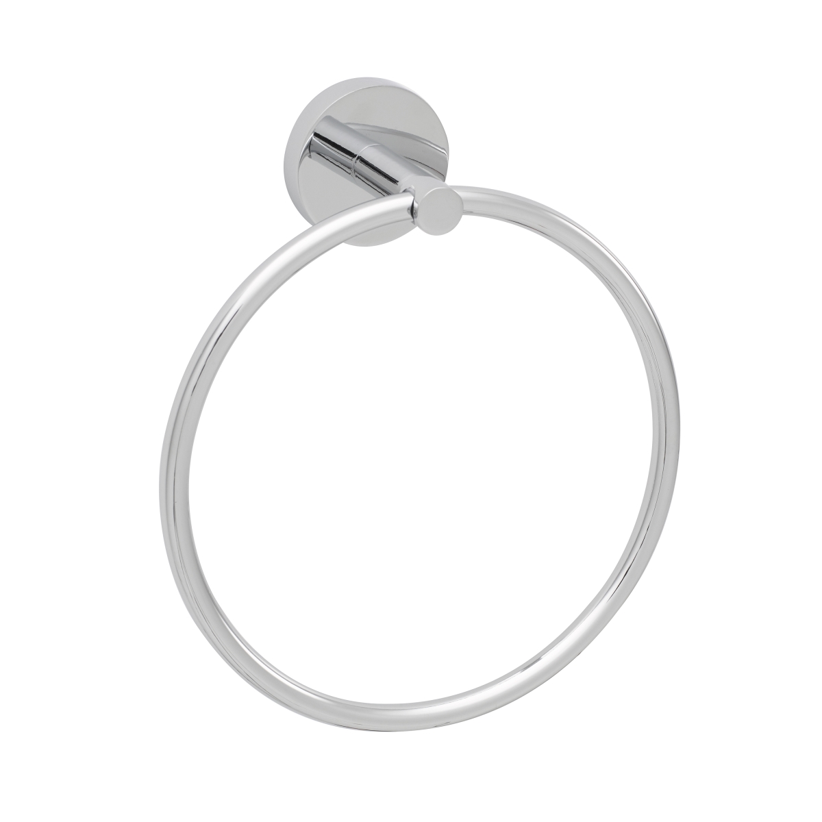 Chrome Plated Contemporary Towel Ring
