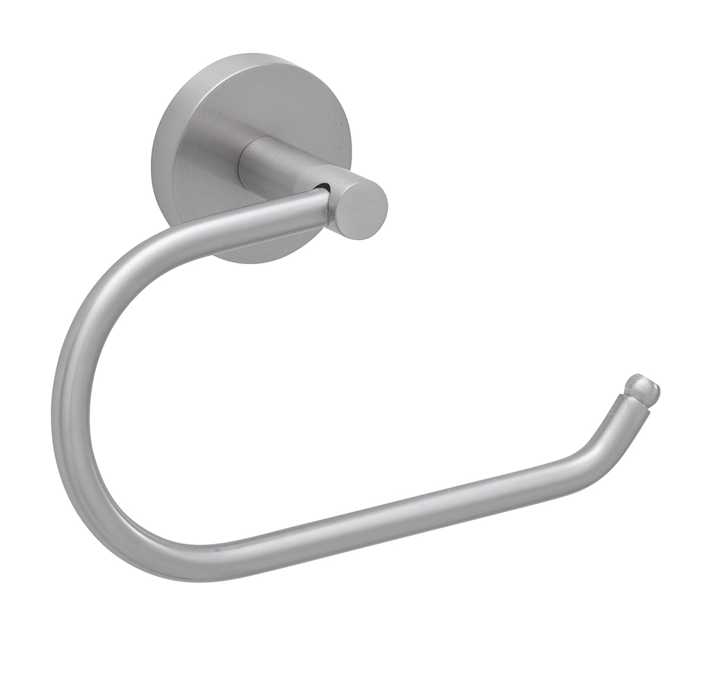 Brushed Nickel Contemporary Toilet Paper Holder