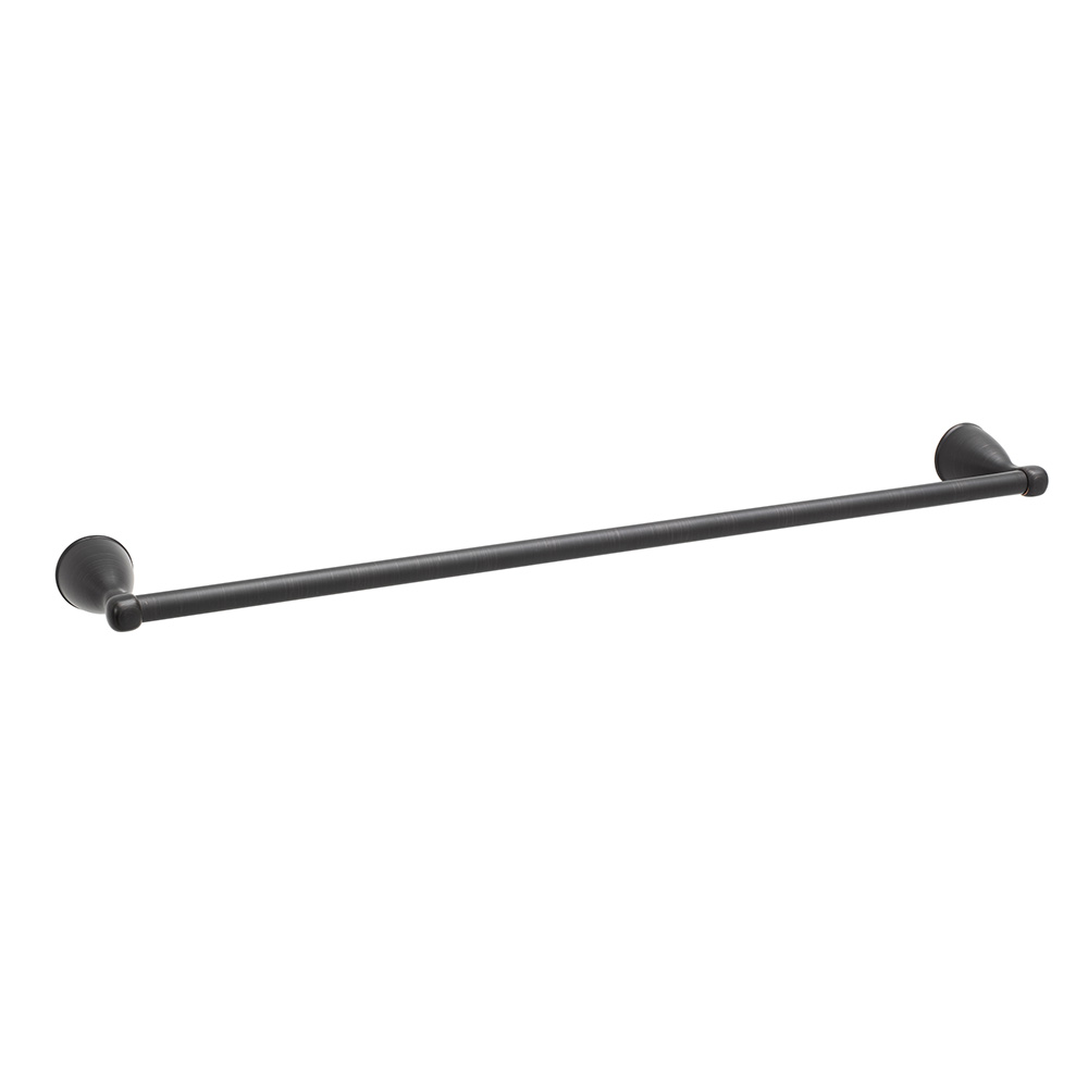 24 in. Oil Rubbed Bronze Transitional Towel Bar