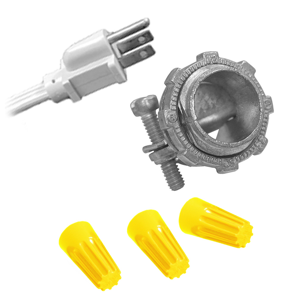 Jones Stephens E25116 Garbage Disposal Wiring Kit for 6 ft. Cord with Straight Plug