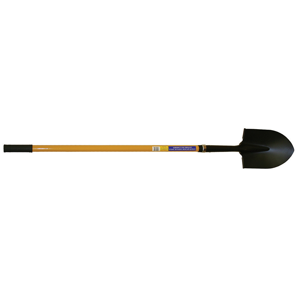 Picture of Jones Stephens S49400 Fiberglass Handle Shovel with Long Handle&#44; Round Point