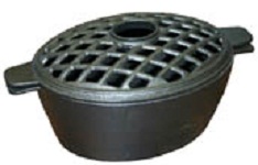 31690 Small Lattice Steemer - Black Matte