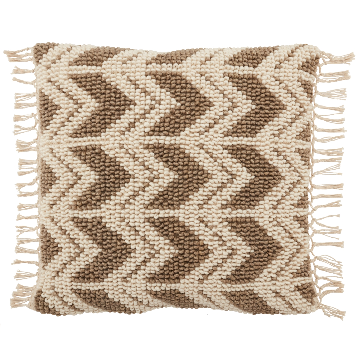 Picture of Jaipur Living PLW103670 22 in. Takeo Chevron Down Pillow&#44; Olive & Ivory