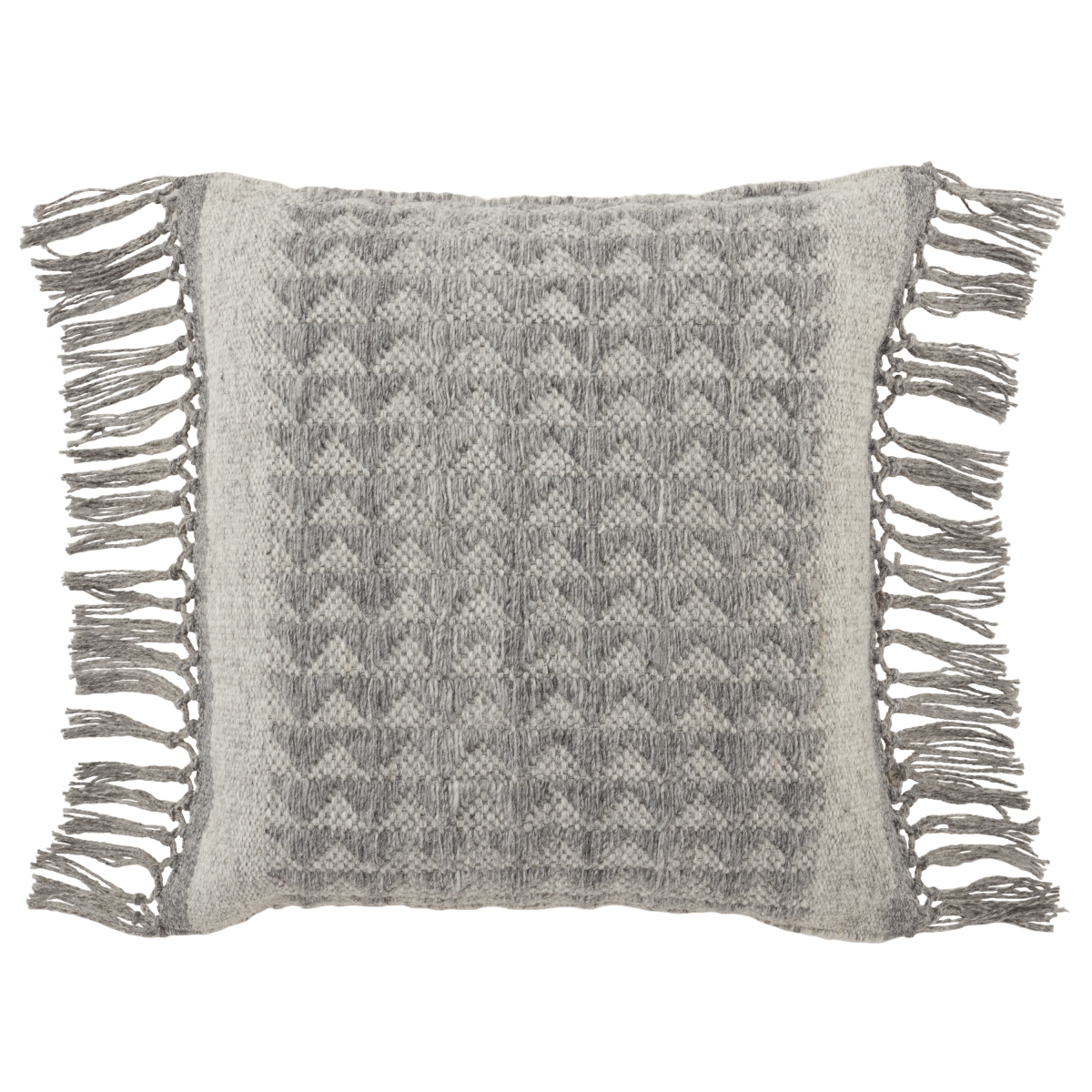 Picture of Vibe by Jaipur Living PLW103710 18 in. Athenian Edris Indoor & Outdoor Geometric Polyester Fill Pillow&#44; Gray