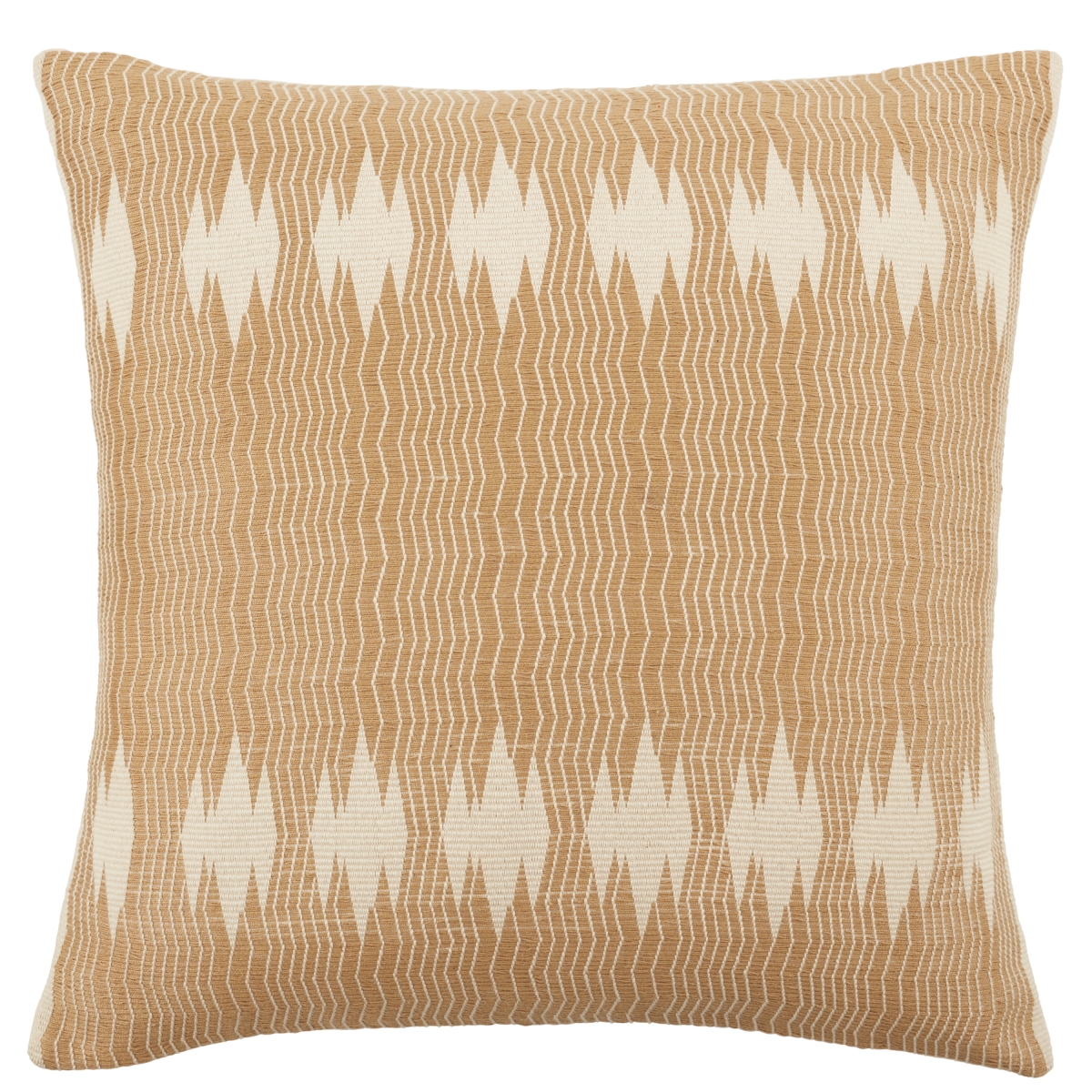 Picture of Jaipur Living PLW103687 18 in. Nagaland Shilloi Tribal Polyester Fill Pillow&#44; Tan & Ivory