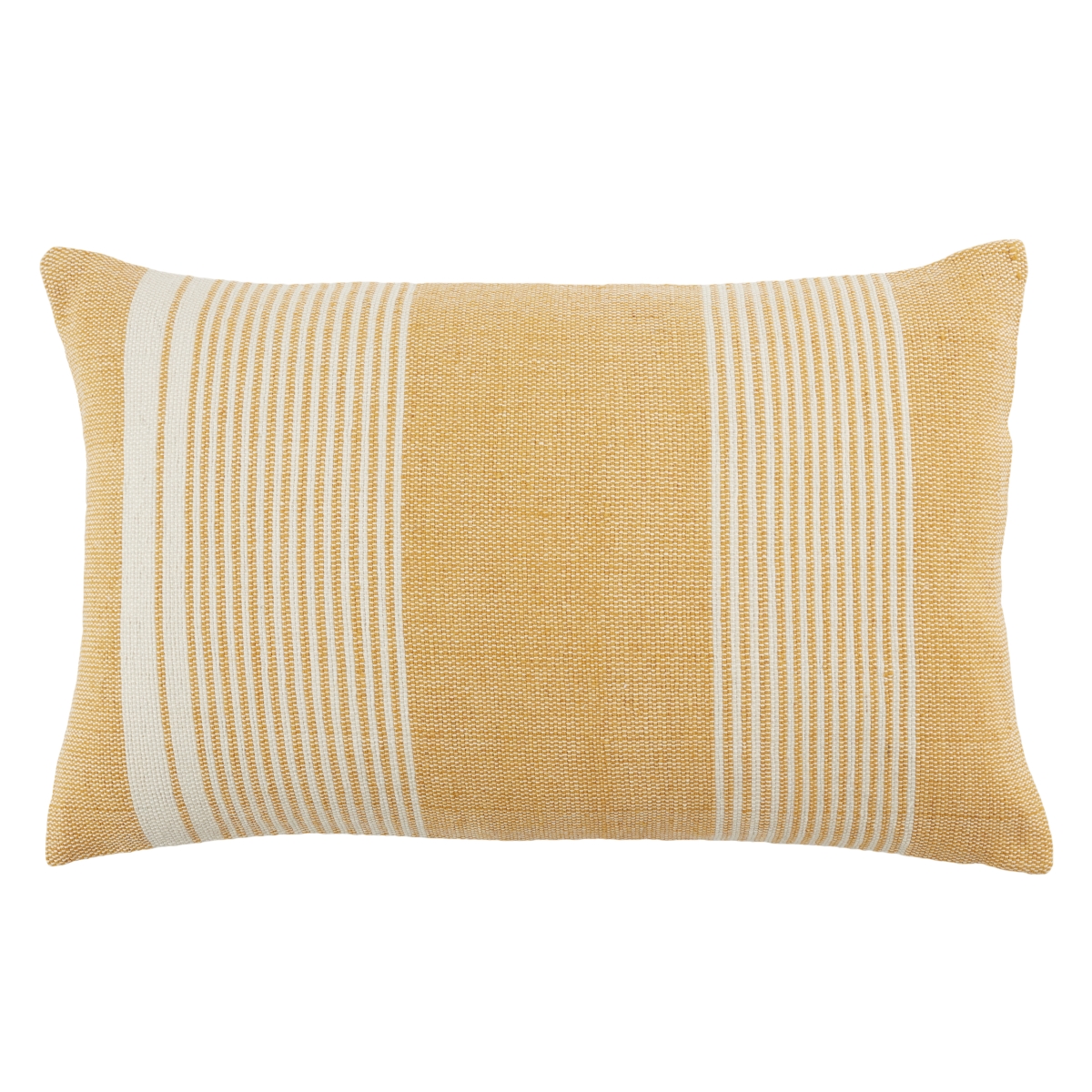 Picture of Jaipur Living PLW103795 13 x 21 in. Acapulco Carinda Indoor & Outdoor Striped Polyester Fill Lumbar Pillow&#44; Gold & Ivory