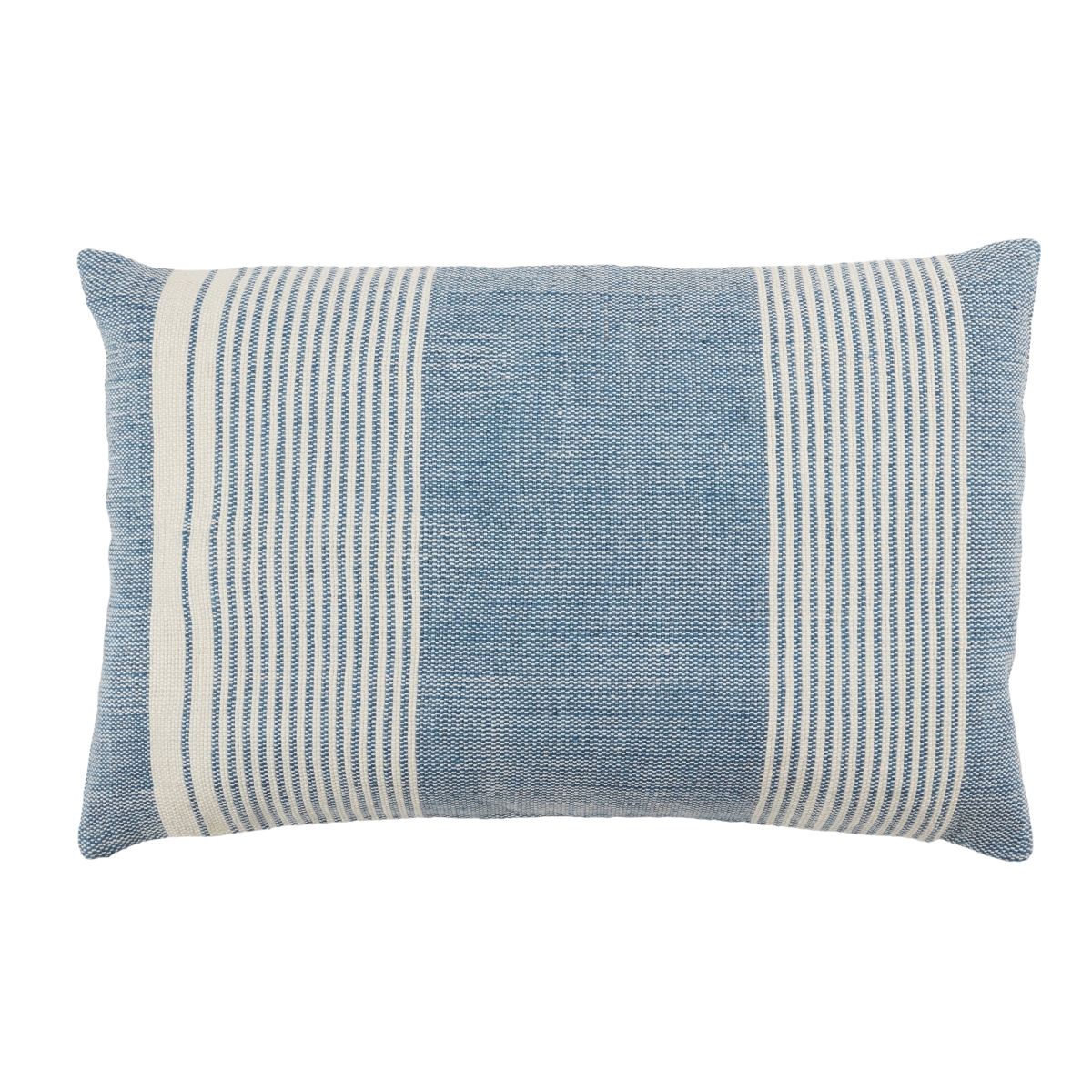 Picture of Jaipur Living PLW103798 13 x 21 in. Acapulco Carinda Indoor & Outdoor Striped Polyester Fill Lumbar Pillow&#44; Blue & Ivory