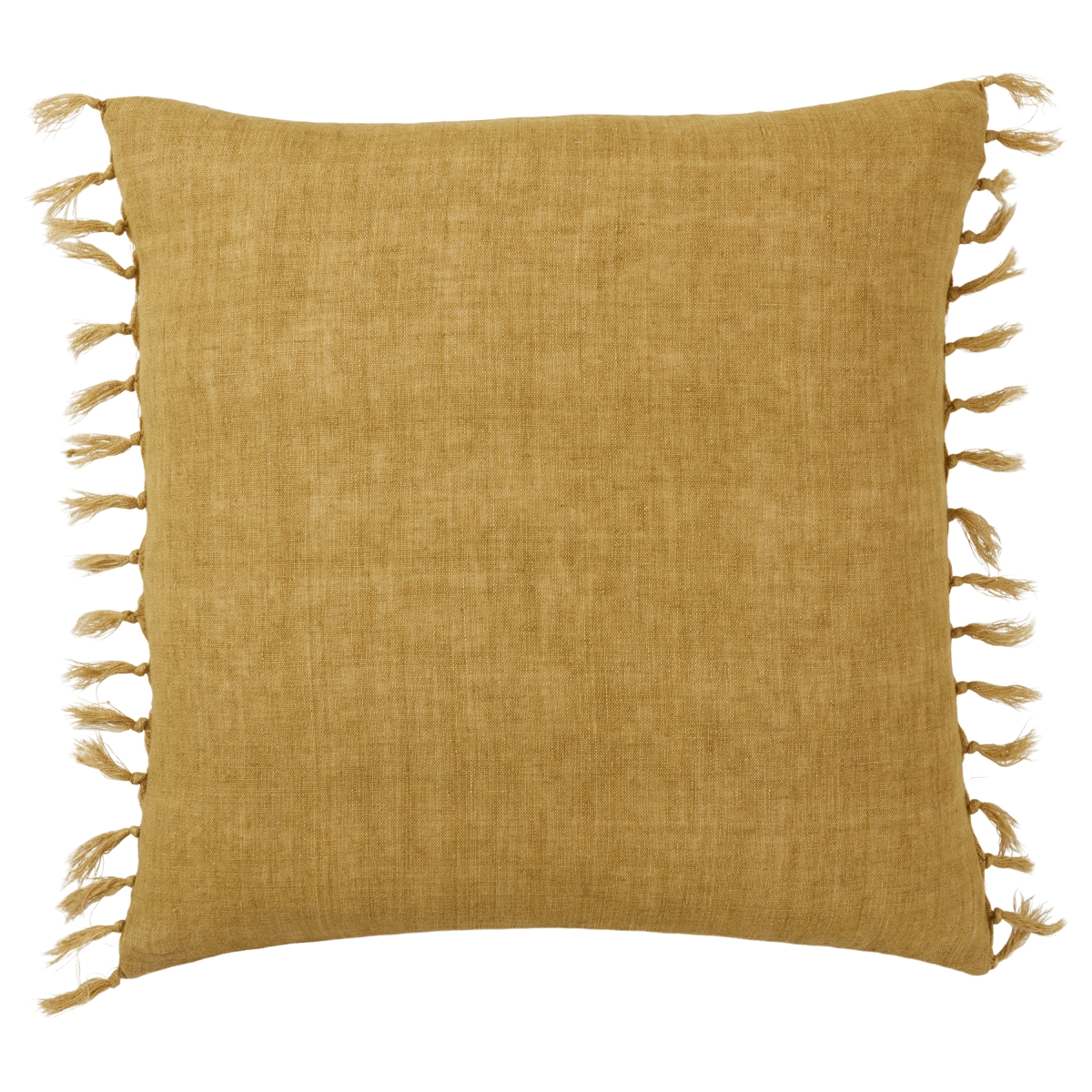 Picture of Jaipur Living PLW103892 20 x 20 in. Majere Solid Square Polyester Filled Pillow&#44; Citron