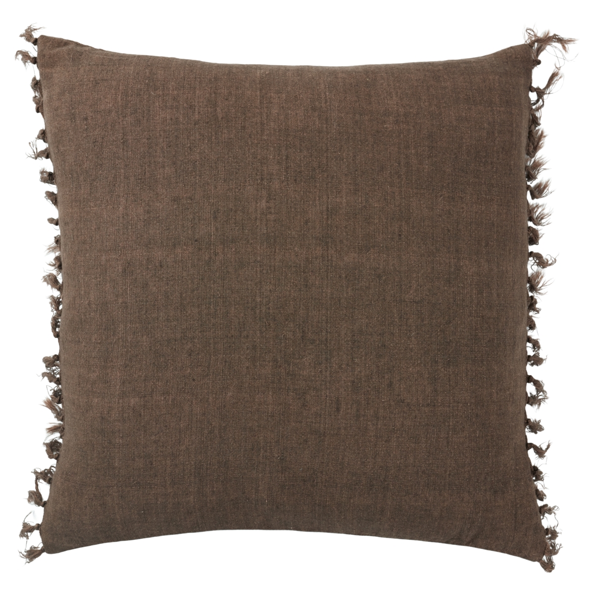 Picture of Jaipur Living PLW103898 20 x 20 in. Majere Solid Square Polyester Filled Pillow&#44; Brown