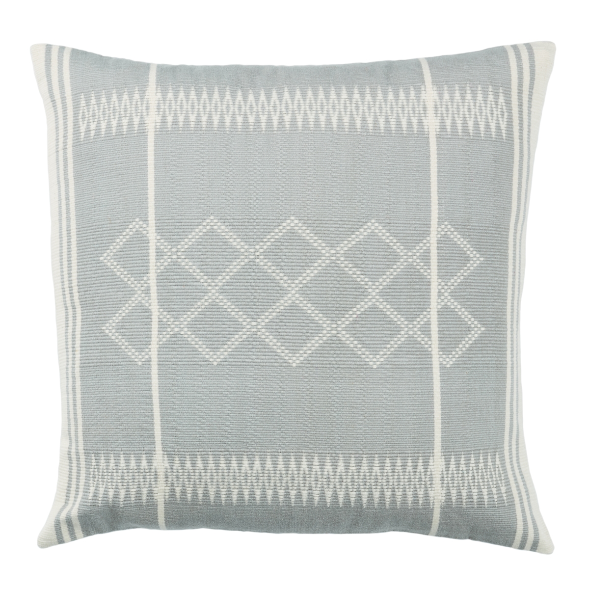 Picture of Jaipur Living PLW103870 18 in. Square Sanis Tribal Light Poly Fill Pillow&#44; Gray & Cream