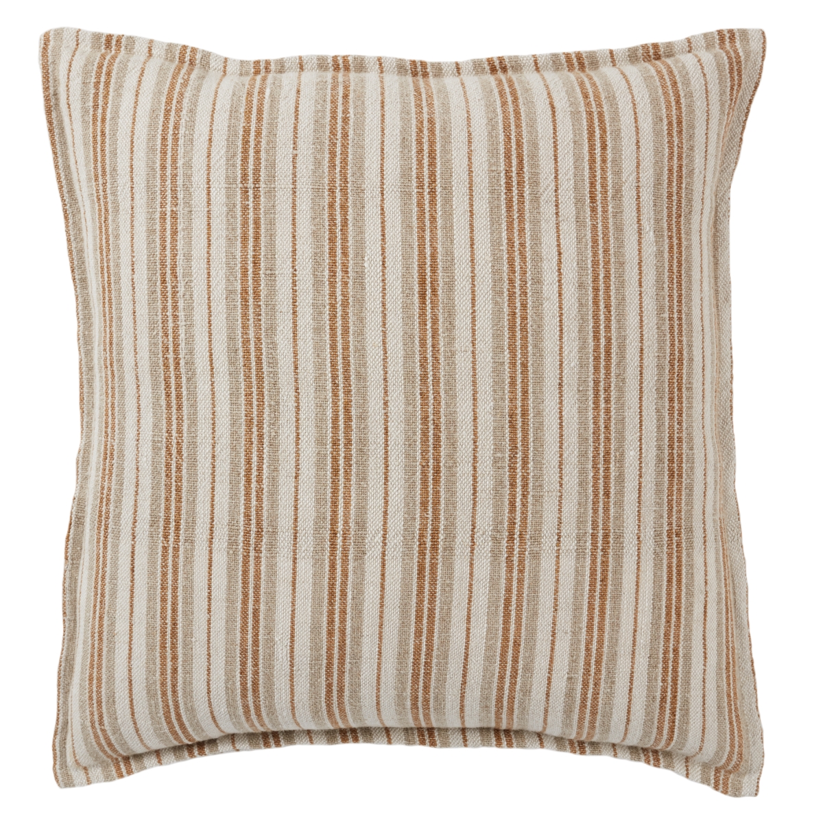 Picture of Jaipur Living PLW103906 13 x 21 in. Lucien Striped Lumbar Polyester Filled Pillow&#44; Cream & Gold