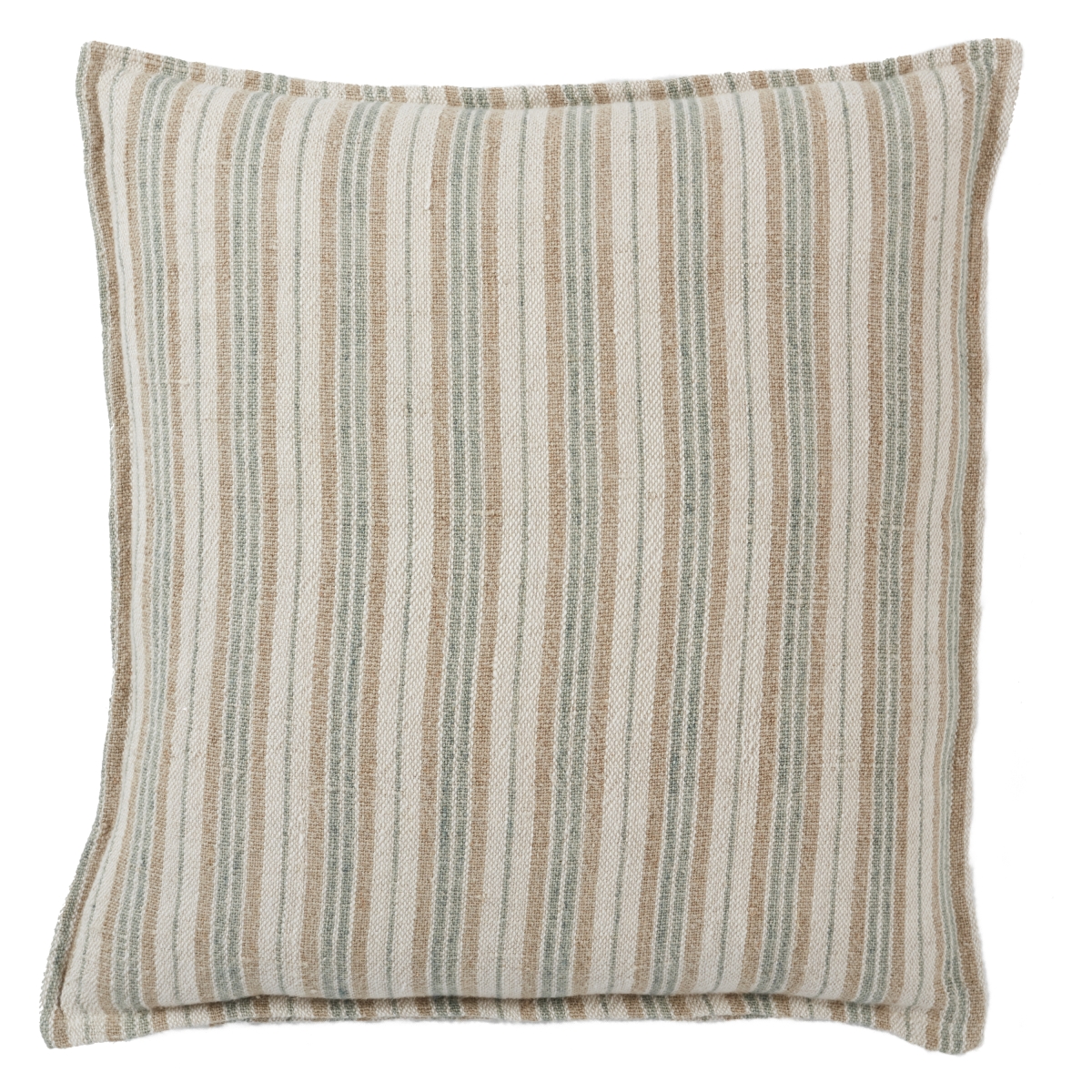 Picture of Jaipur Living PLW103908 13 x 21 in. Lucien Striped Lumbar Polyester Filled Pillow&#44; Cream & Mint