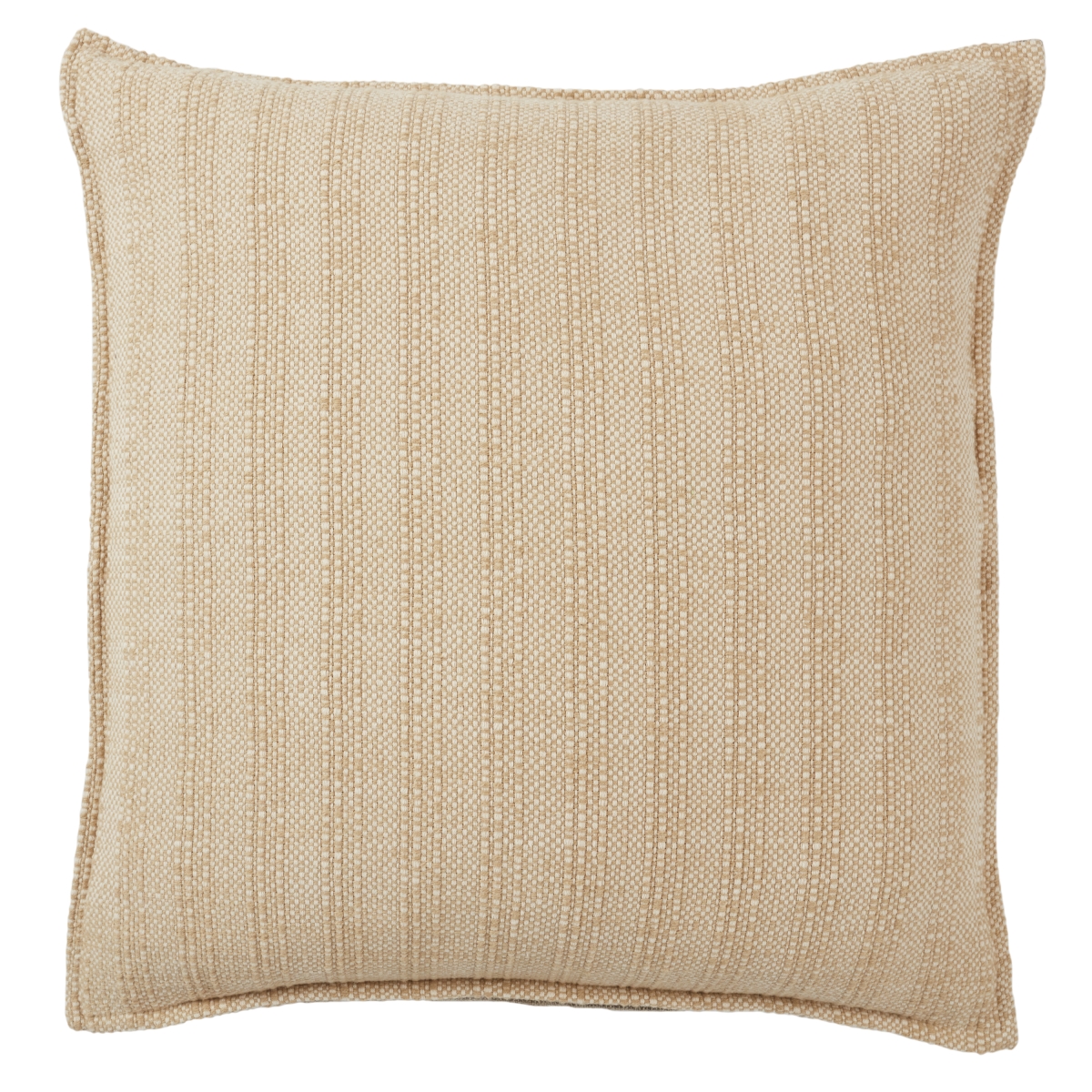 Picture of Jaipur Living PLW103914 22 x 22 in. Ove Striped Square Polyester Filled Pillow&#44; Light Brown