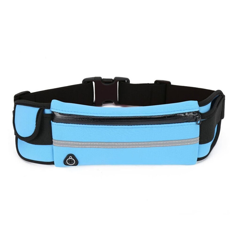Picture of Jupiter Gear JG-RUNBELT2-SKYBLU Sports Running Belt & Travel Fanny Pack for Jogging&#44; Cycling & Outdoors with Water Resistant Pockets&#44; Sky Blue