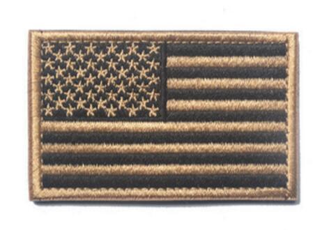 Tactical USA Flag Patch with Detachable Backing for Military Bags and Trucker Hats