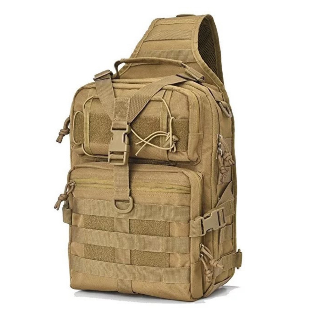 Picture of JupiterGear JG-SLNGBAG3-15L-KHAKI Tactical 15L Military Sling Backpack&#44; Khaki