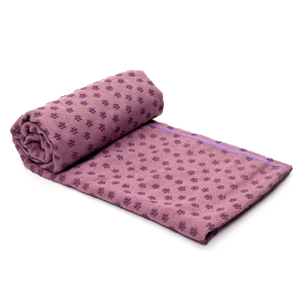 Picture of JupiterGear JG-YOGATWL-SOLID-LGTPRP Premium Absorption Hot Yoga Mat Towel with Slip-Resistant Grip Dots - Light Purple