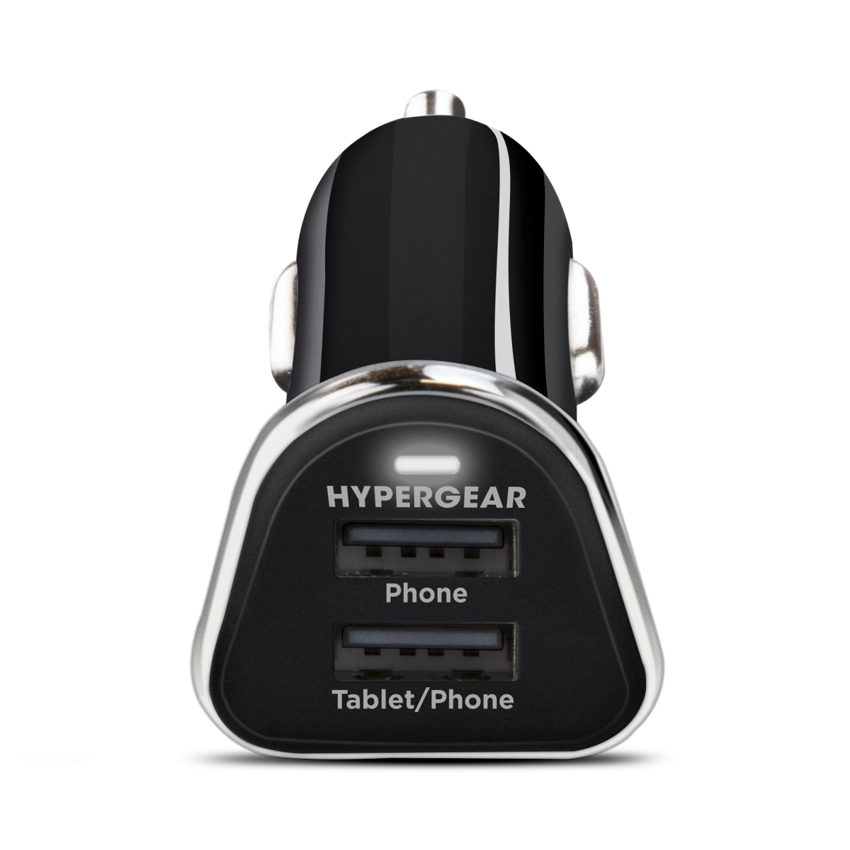Picture of HyperGear 14245-HYP 3.4A Hi-Power Dual USB Car Charger, Black