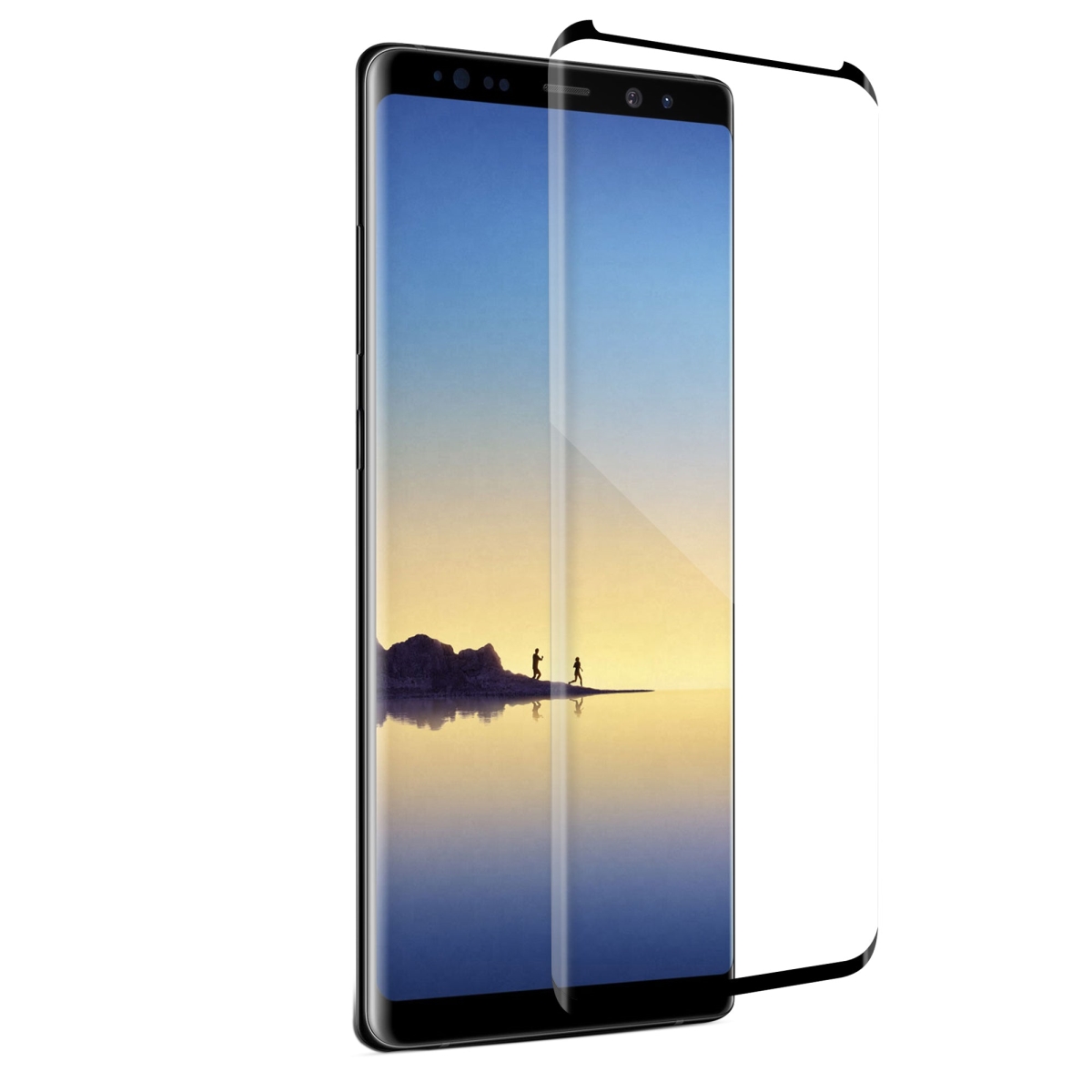 Picture of Naztech 14371-HYP Premium HD Tempered Glass for Galaxy Note 8&#44; Clear