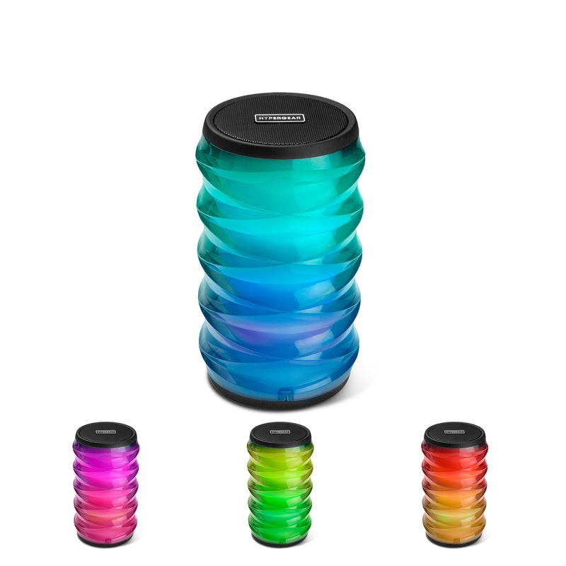 15105-HYP LYTE Wireless LED Speaker, Black -  HyperGear