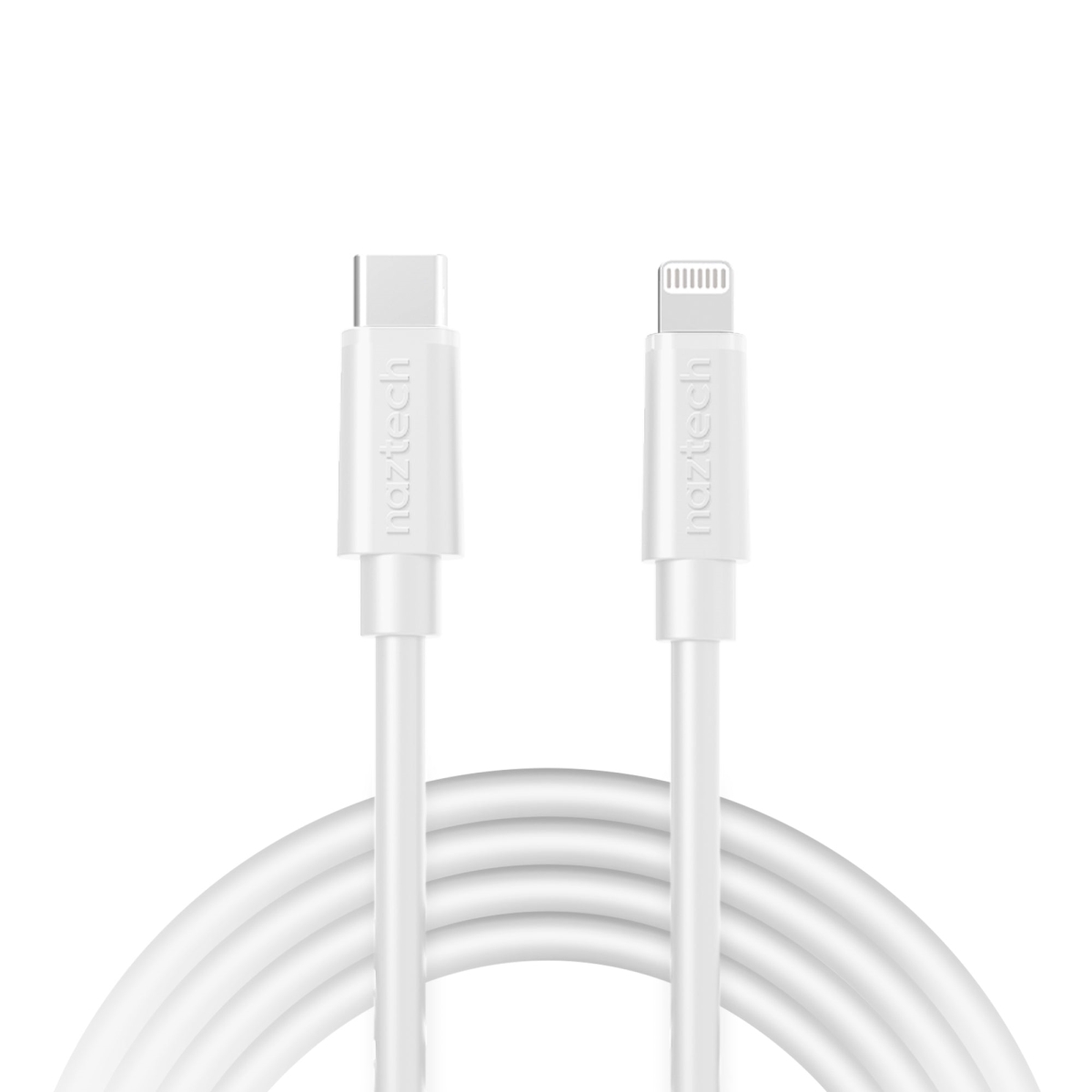 15373-HYP 12 ft. Fast Charge USB-C to MFi Lightning Cable, White