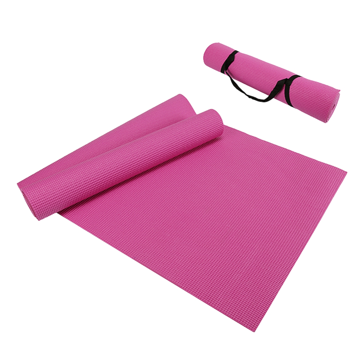Picture of JupiterGear JG-YOGAMAT2-PNK Performance Yoga Mat with Carrying Straps