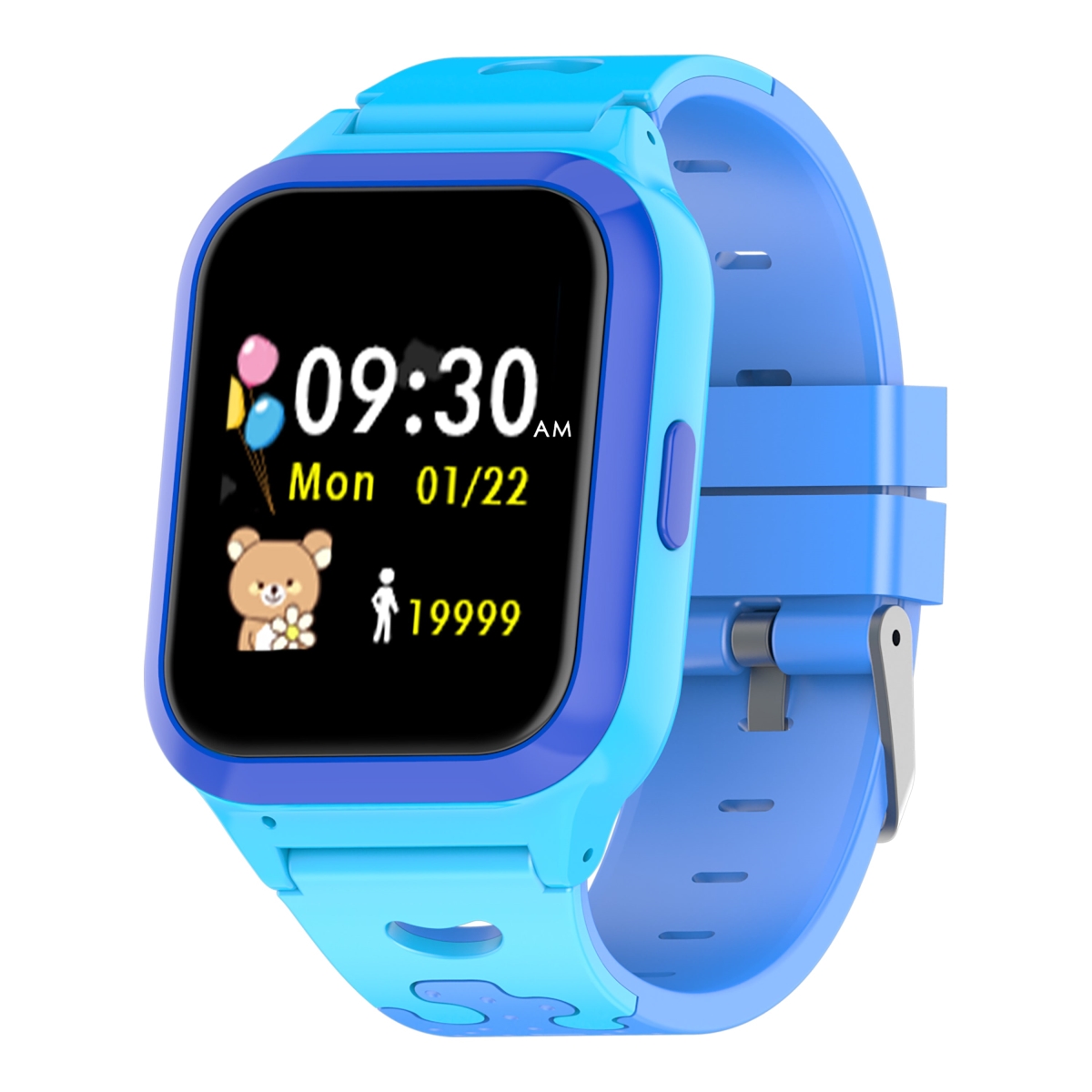 Picture of Supersonic SC-762KSW BLUE Kid&apos;s Smart Watch with Built-in GPS and WiFi Features (SC-762KSW) Blue
