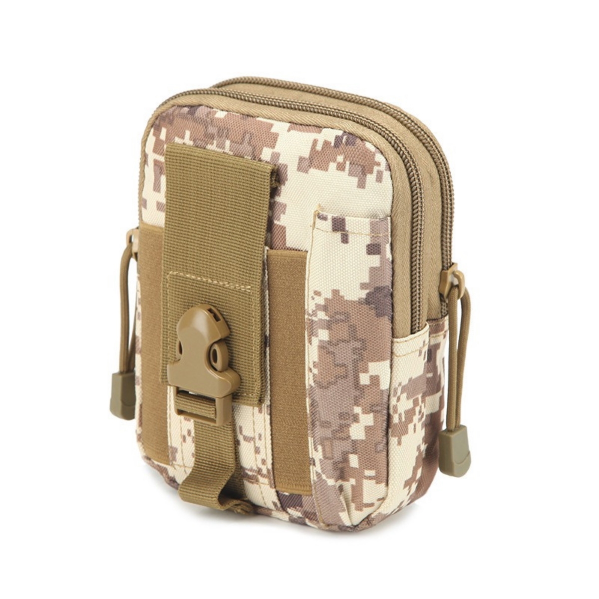 Picture of JupiterGear JG-SLNGBAG2-DSRT Tactical MOLLE Military Pouch Waist Bag for Hiking and Outdoor Activities (JG-SLNGBAG2-DSRT ) Desert