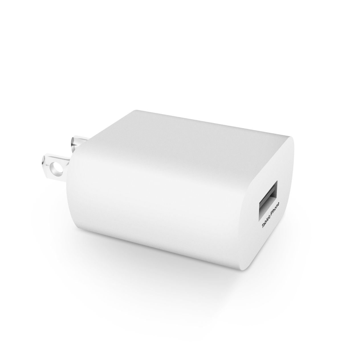 HyperGear Single USB Lightweight Compact Wall Charger 2.4A ETL () White