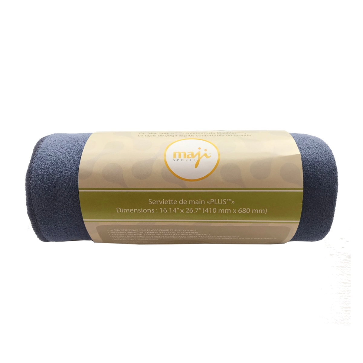 Premium Absorption Microfiber Hot Yoga Hand Towel () Blue