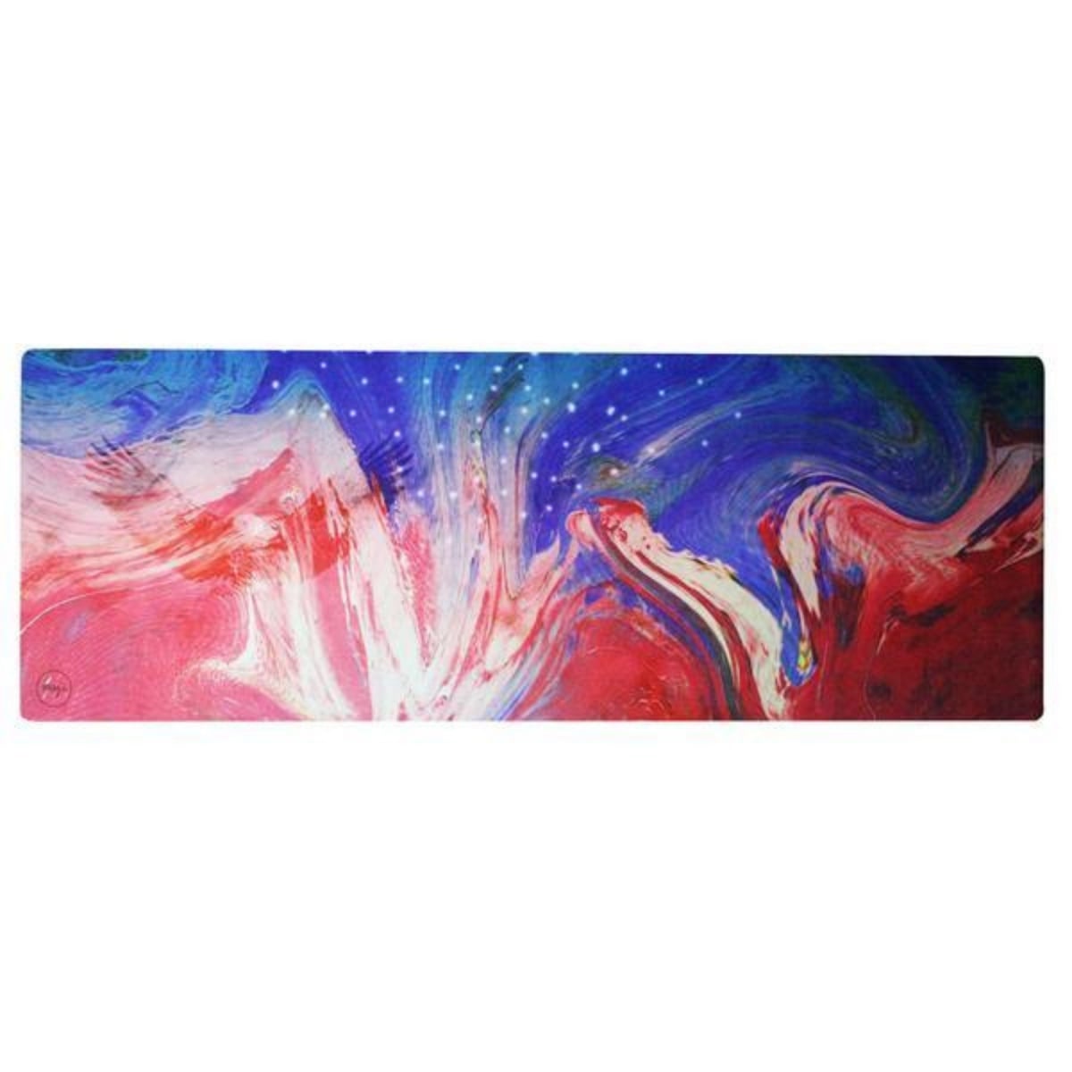 Suede & Natural Rubber Travel Yoga Mat, Thin & Lightweight () US Flag