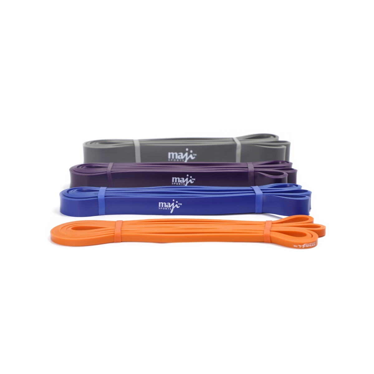 Pack Of Four Full Body Workout Super Bands () Multicolor