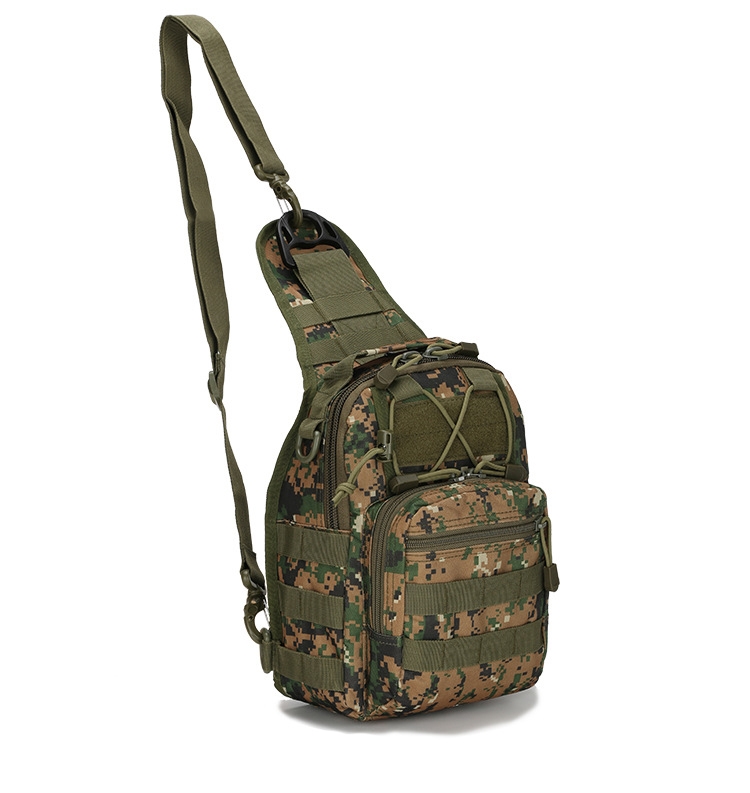 Picture of JupiterGear JG-SLNGBAG1-BDU Tactical Military Sling Backpack Shoulder Bag Molle Outdoor Daypack Backpack with Adjustable Strap - BDU Digital