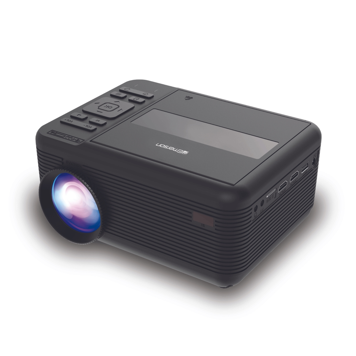 EVP-2501C-EM  150' Home Theater LCD Projector Combo with Built-In DVD Player -  Emerson