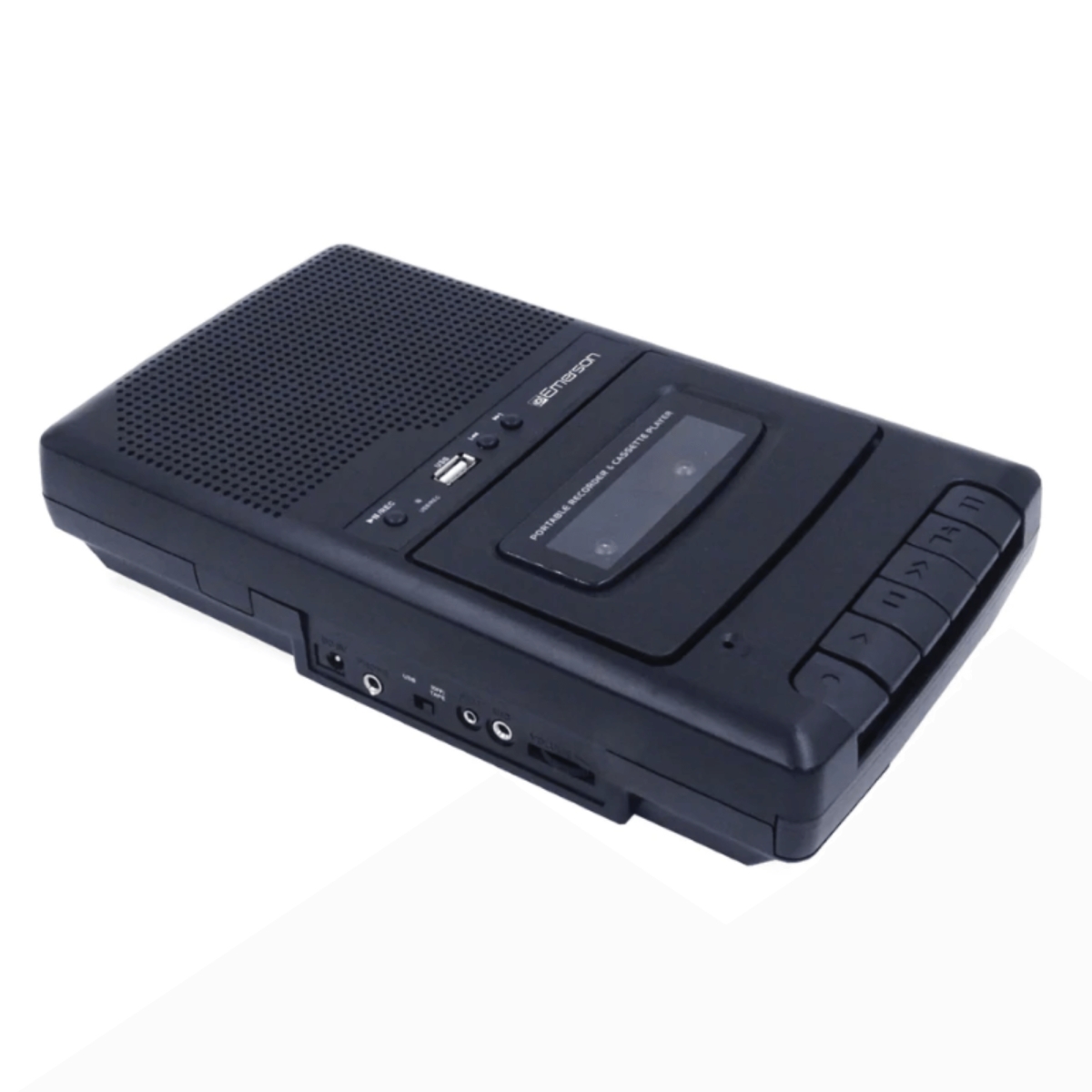 Picture of Emerson EPC-3000-EM Emerson Portable Cassette Player and Recorder w Digital Conversion and Mic Input