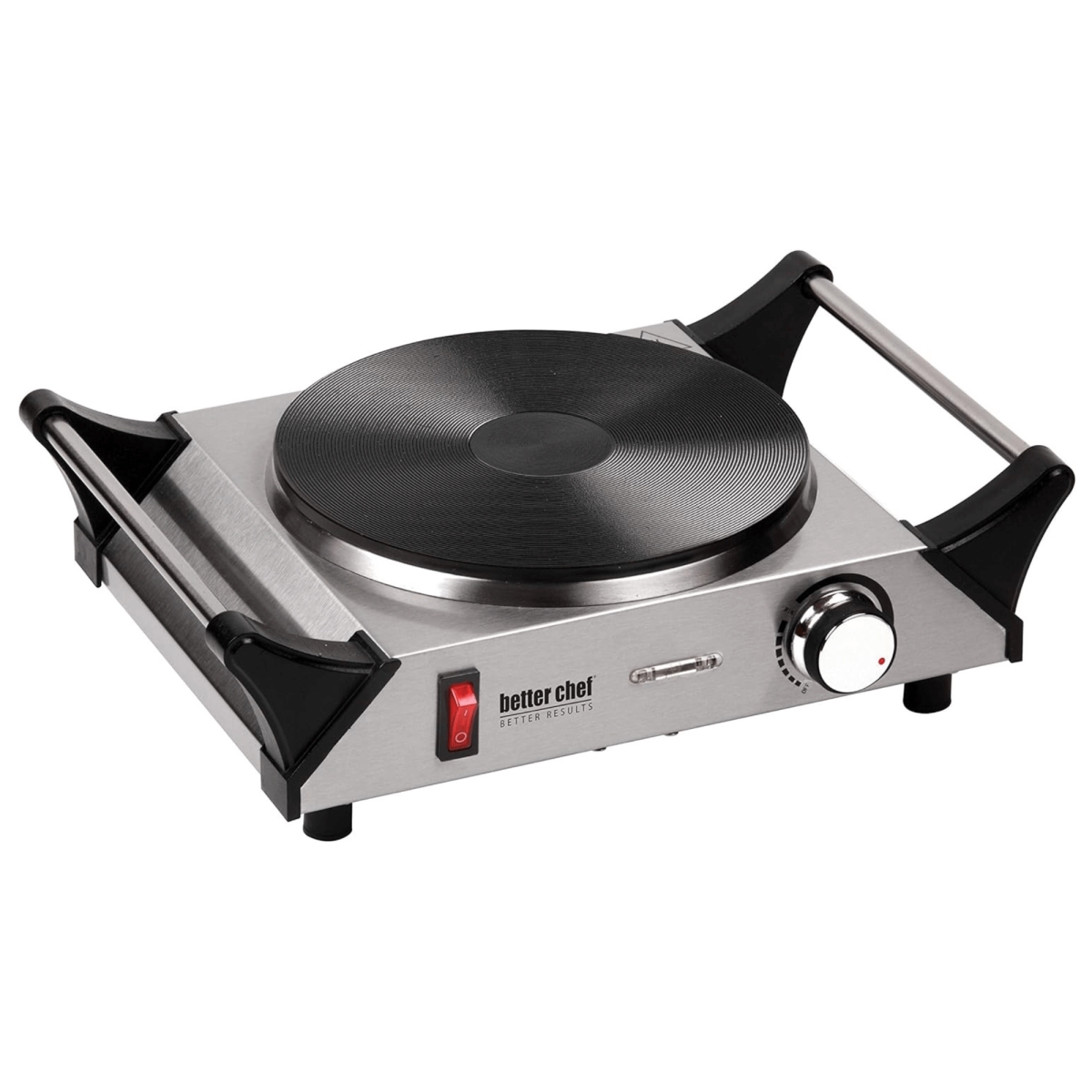 Picture of Better Chef IM-303SB-CP Better Chef Stainless Steel Electric Solid Element Countertop Single Burner