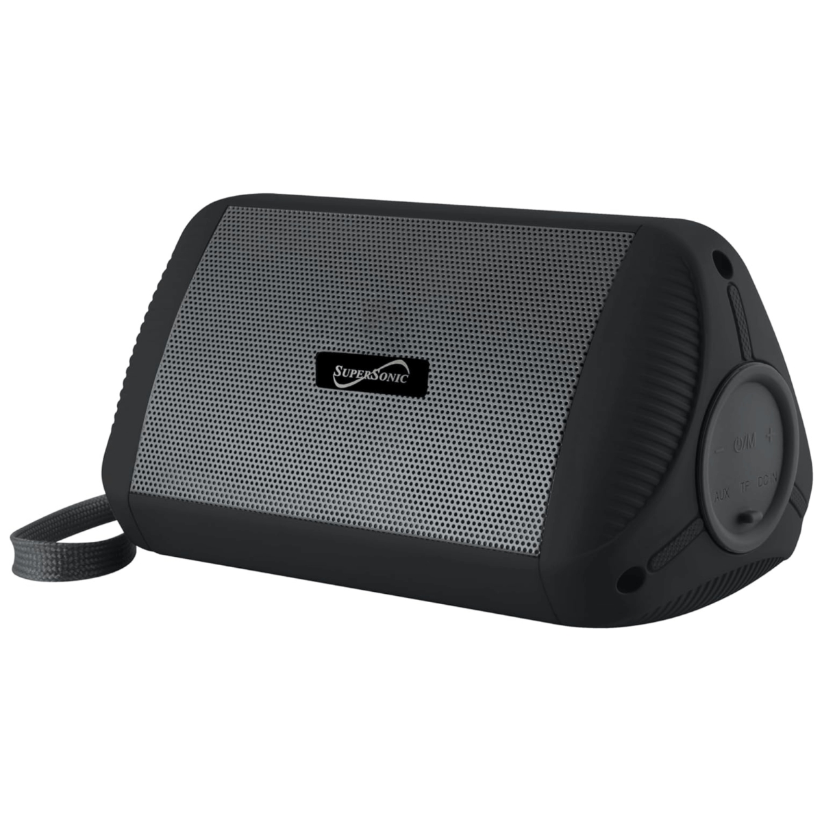Supersonic  Supersonic IPX6 Water-Resistant Portable BT Speaker with TWS - Black