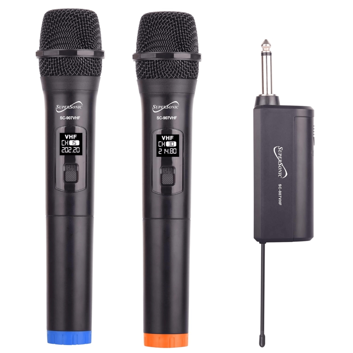 Supersonic SC-907VHF Supersonic VHF Dual Fixed Channel Professional Wireless Microphone