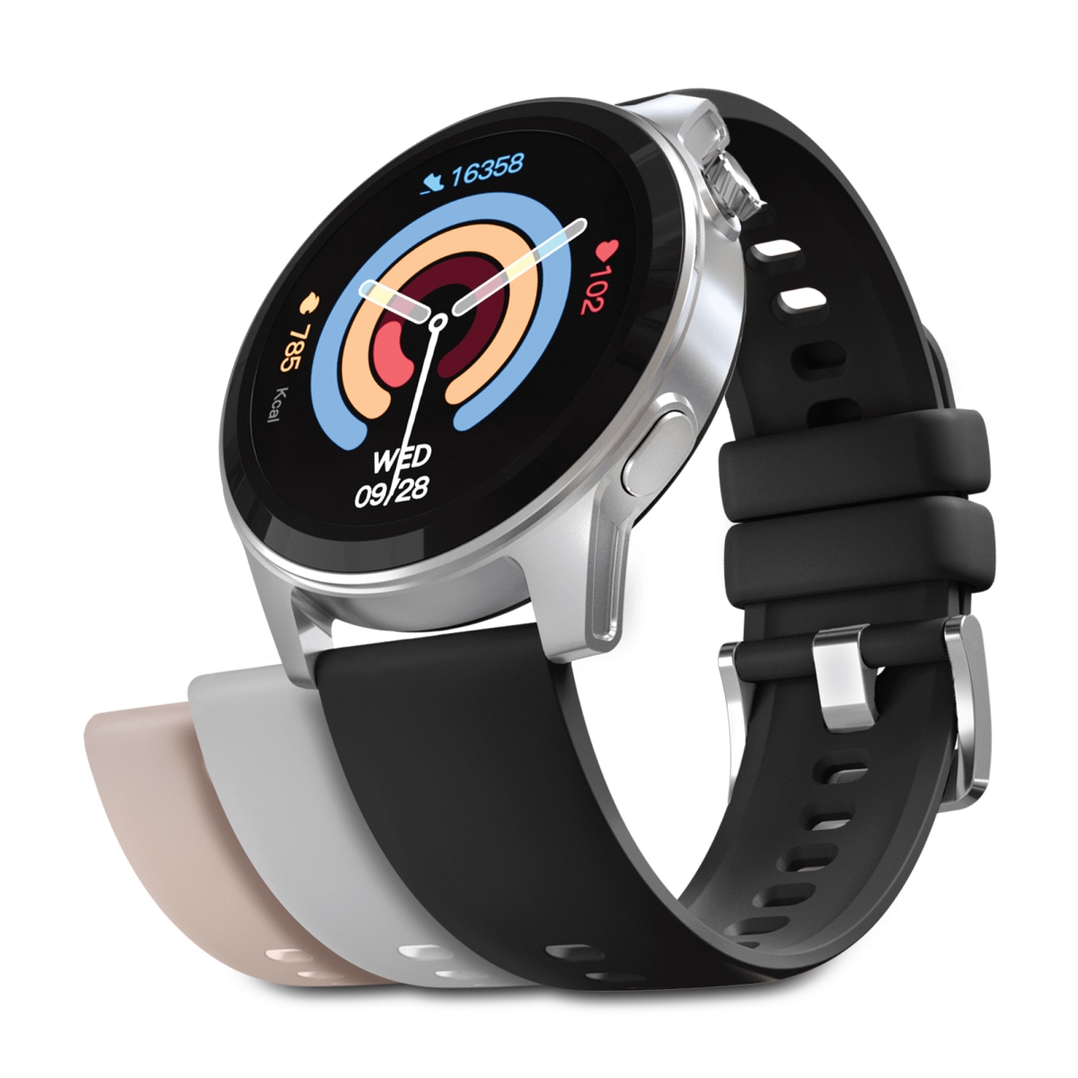 Picture of HyperGear 16031-HYP HyperGear SmartWatch + Fitness Tracker with Music Playlist
