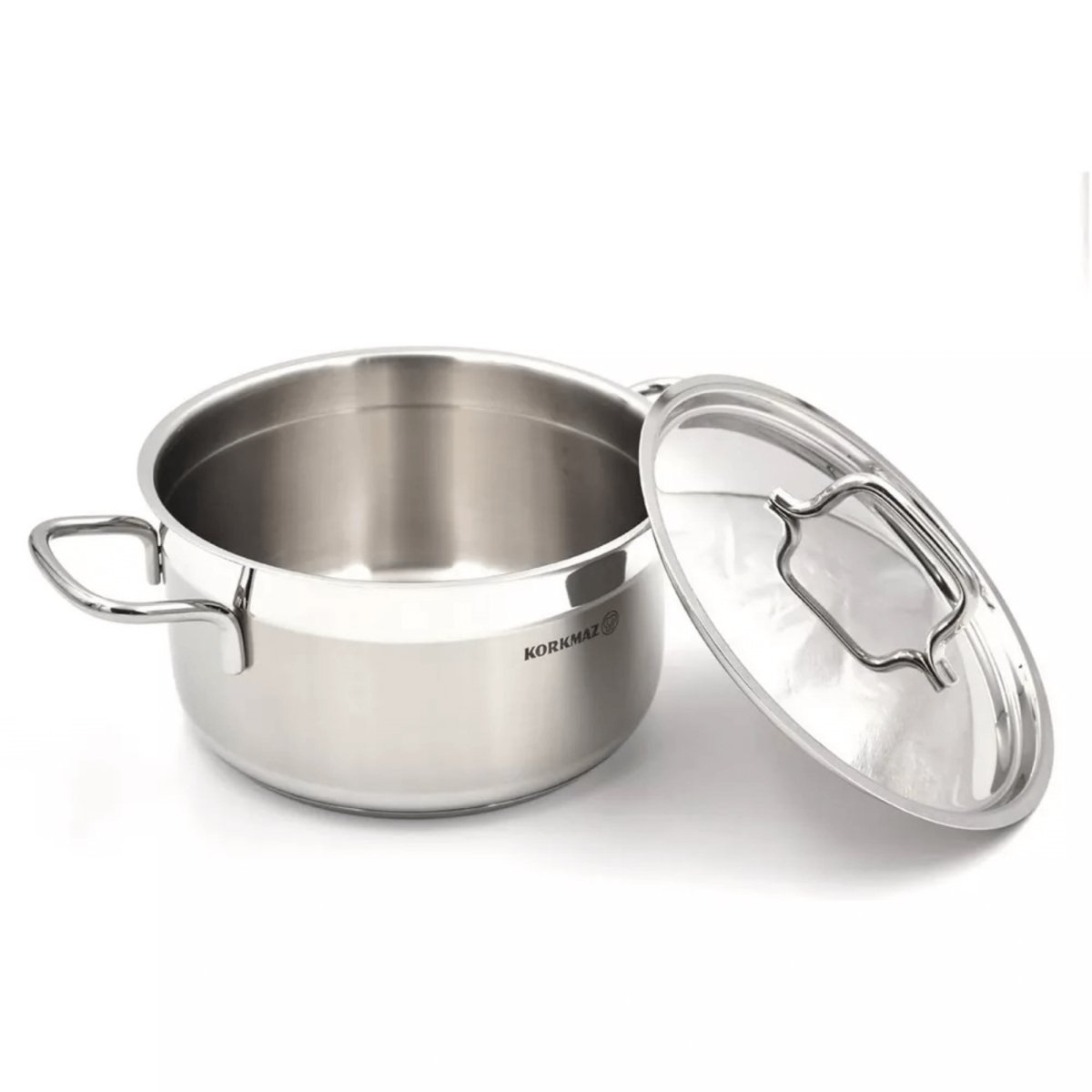 Picture of Korkmaz A1032-CP Korkmaz Alfa 14L Extra-Deep Stainless Steel Casserole Dish with Lid