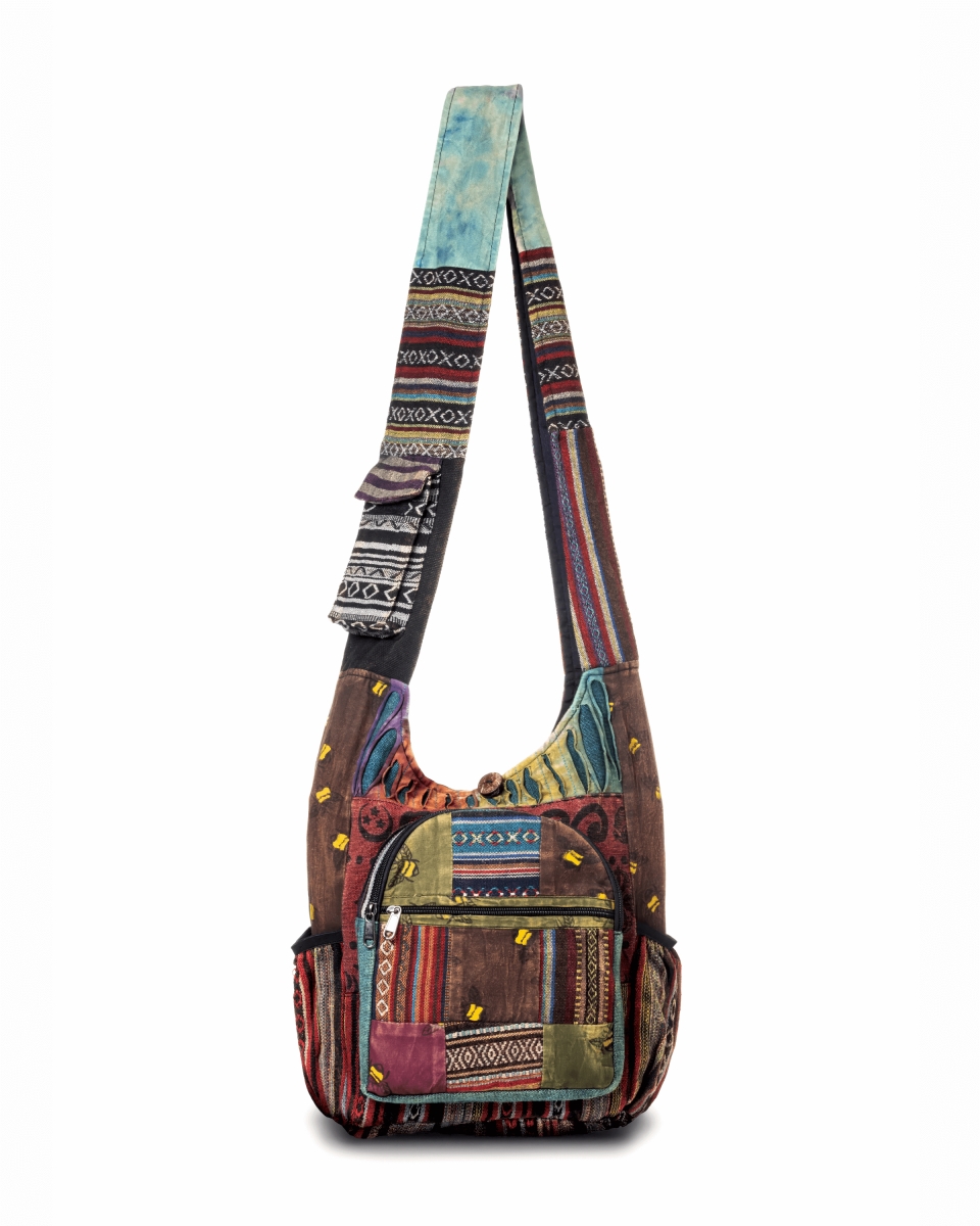 KC-709-HBP  Bee Hobo Bag with Inner Compartments