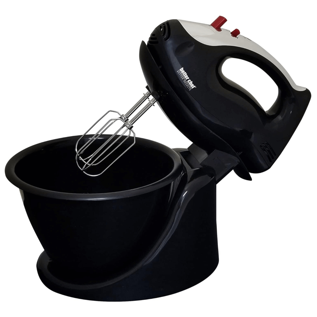 Picture of Better Chef IM-829BK-CP Better Chef 200 Watt Stand/Hand Mixer with Mixing Bowl