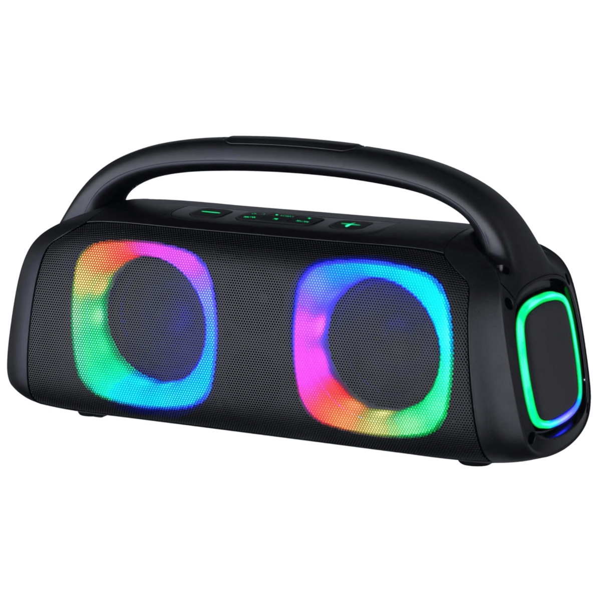 IQ-3540BT  Portable Bluetooth Speaker with RGB Lights and TWS-Enhanced Stereo Sound