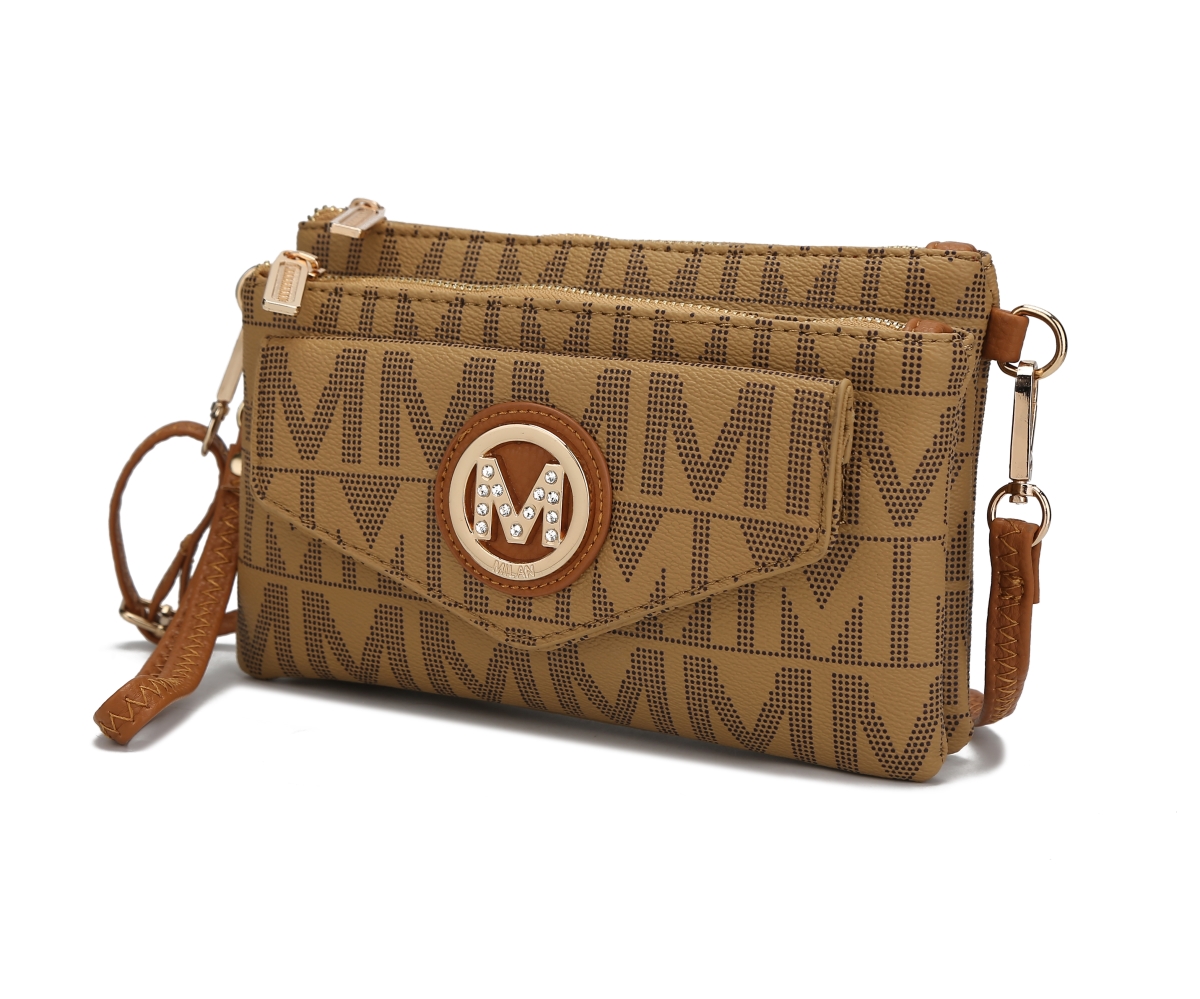 Picture of MKF Collection by Mia K. MKF-BM3336TP Manny Milan M Signature Crossbody Wristlet