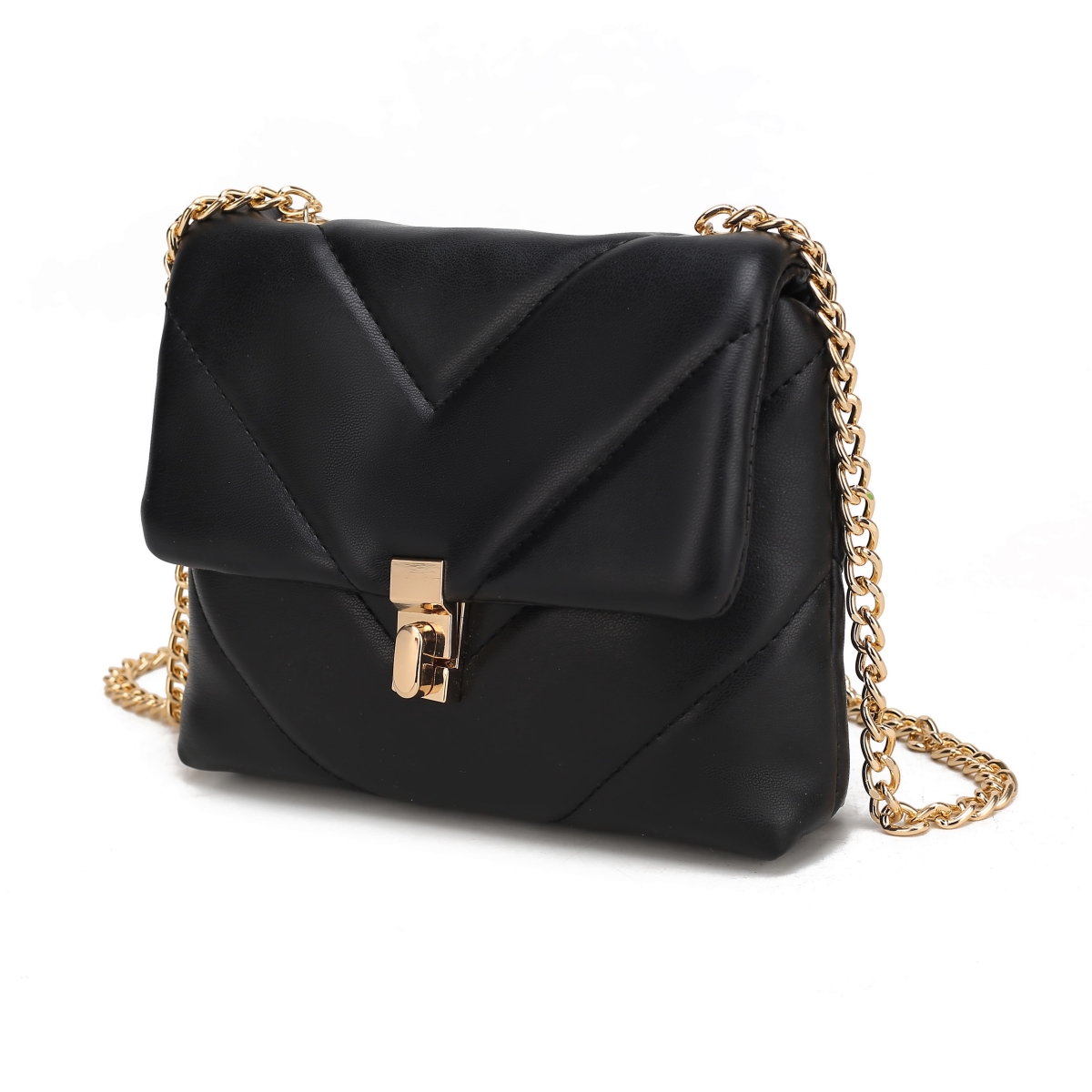 Picture of MKF Collection by Mia K. MKF-21406A-BK Ellie Crossbody Bag