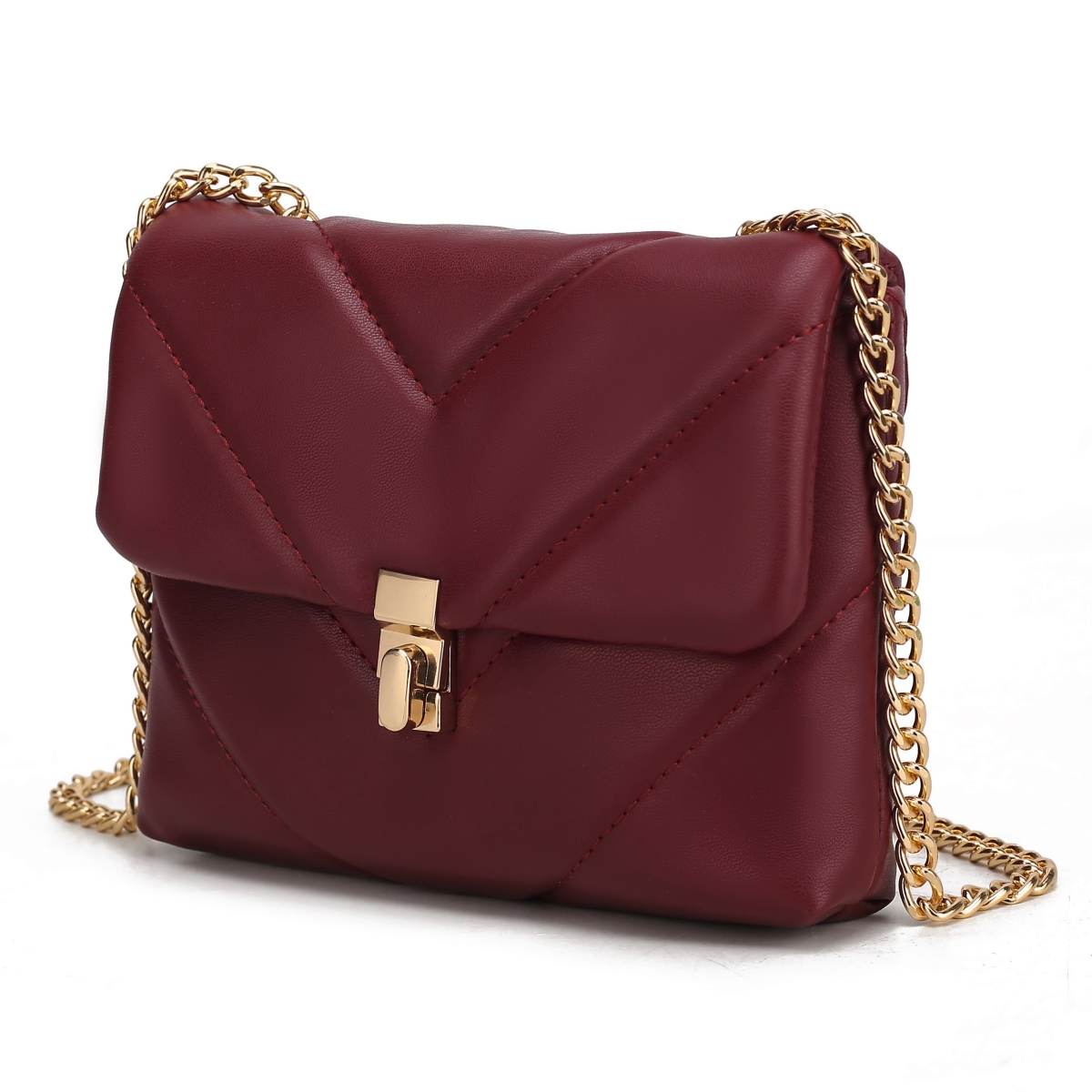 Picture of MKF Collection by Mia K. MKF-21406A-WN Ellie Crossbody Bag
