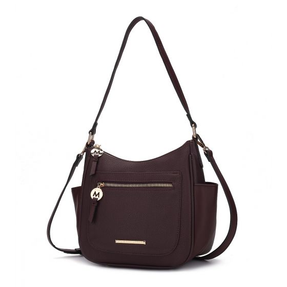 Picture of MKF Collection MKF-X698CH Wally Vegan Leather Women&apos;s Crossbody Handbag by Mia k. 